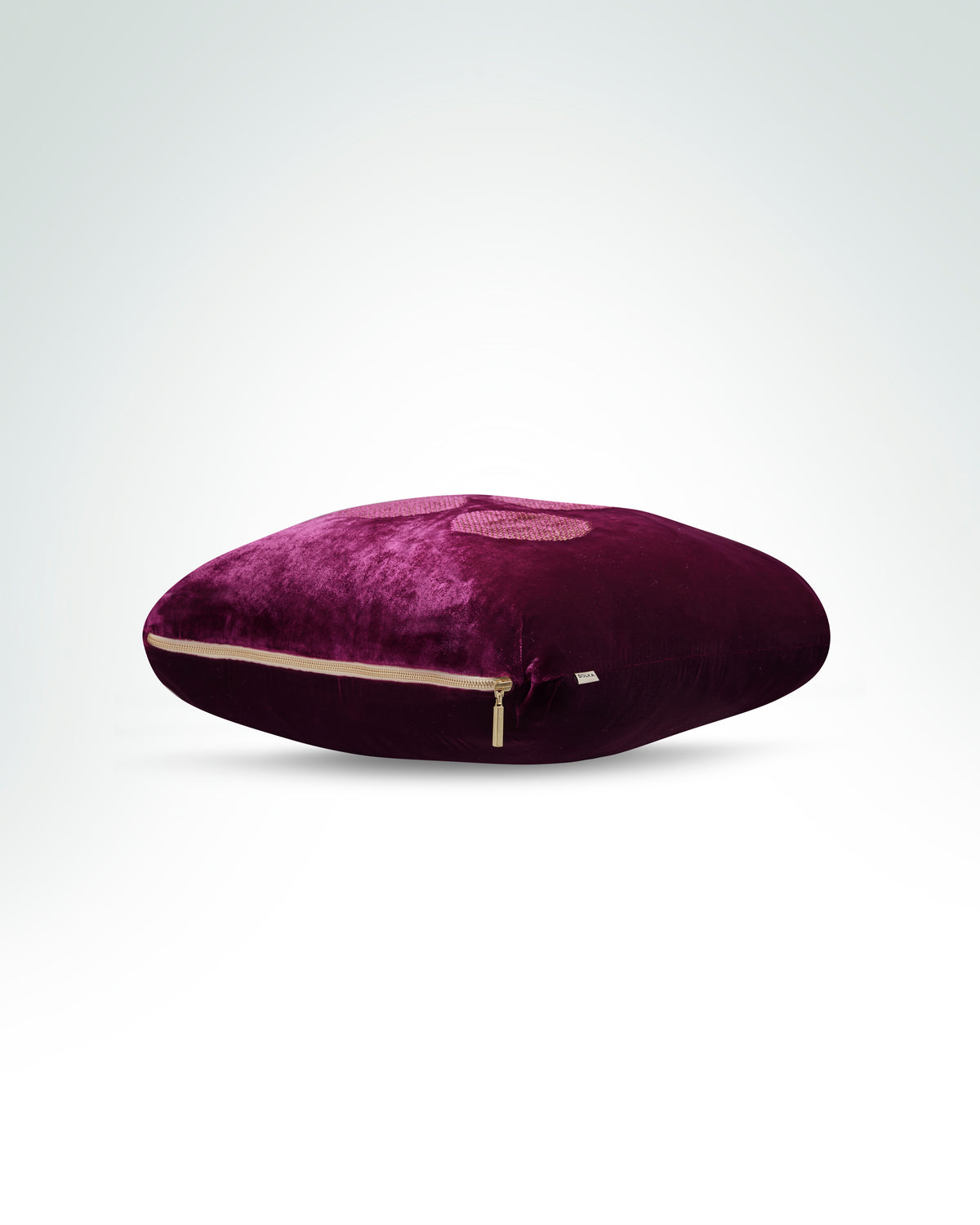 chintamani velvet cushion<br> <i> one jewel to answer every wish</i>