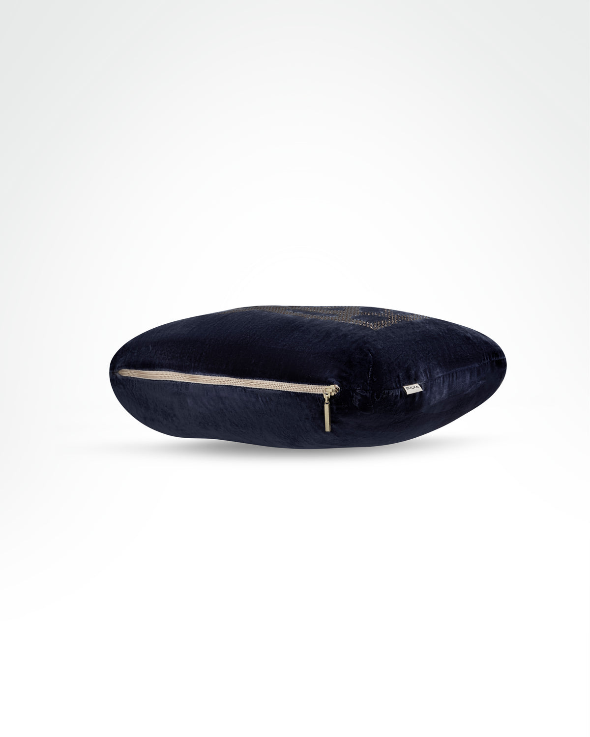 celtic knot loch blue velvet cushion <br> <i> forever intertwined</i>