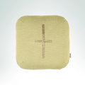 Silver Fir Ogham symbol hand-embroidered with gold metal thread. 