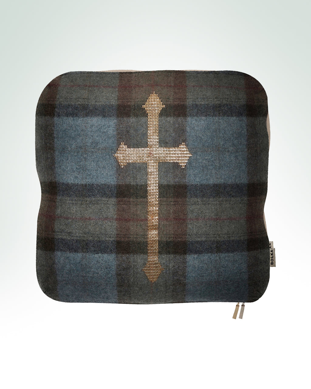 Cross Highlands Wool Cushion <br> <i> Standing guard</i>