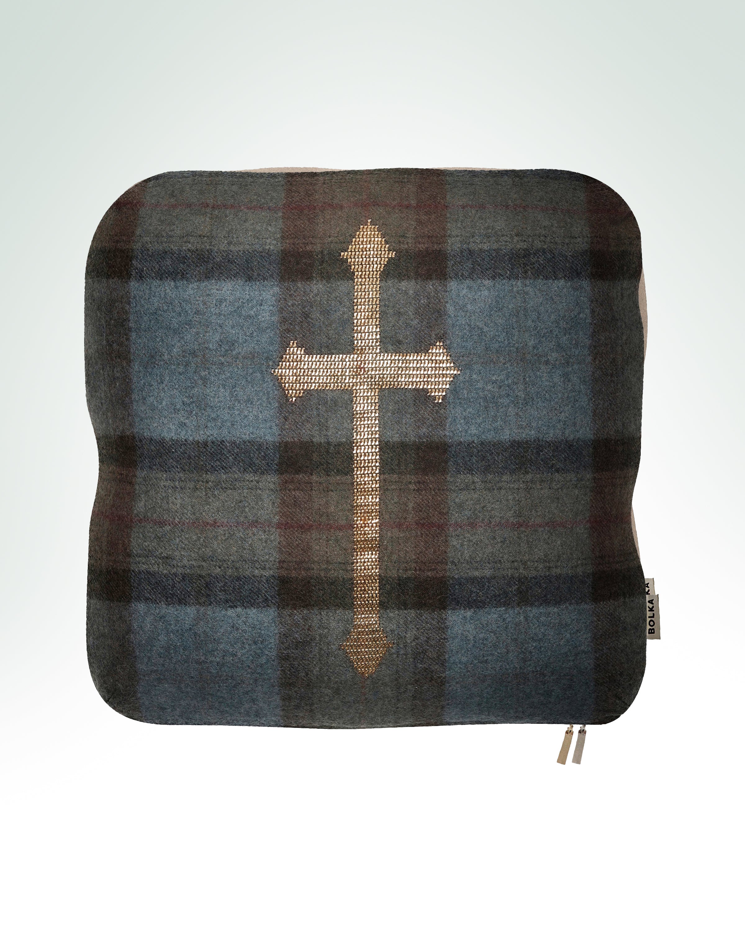 Cross Highlands Wool Cushion <br> <i> Standing guard</i>