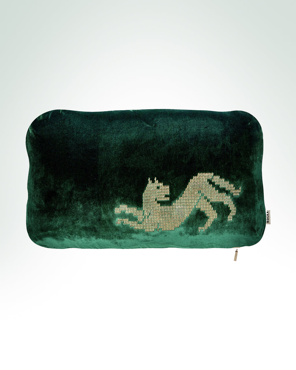 Leopard Caledonian Pine Velvet Cushion <br> <i> Answering to no one</i>