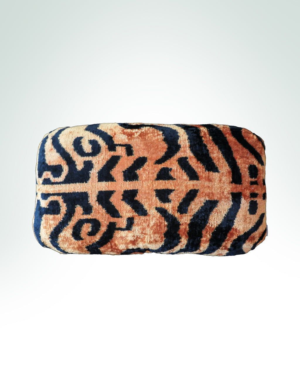 tiger's mantle reversible ikat cushion