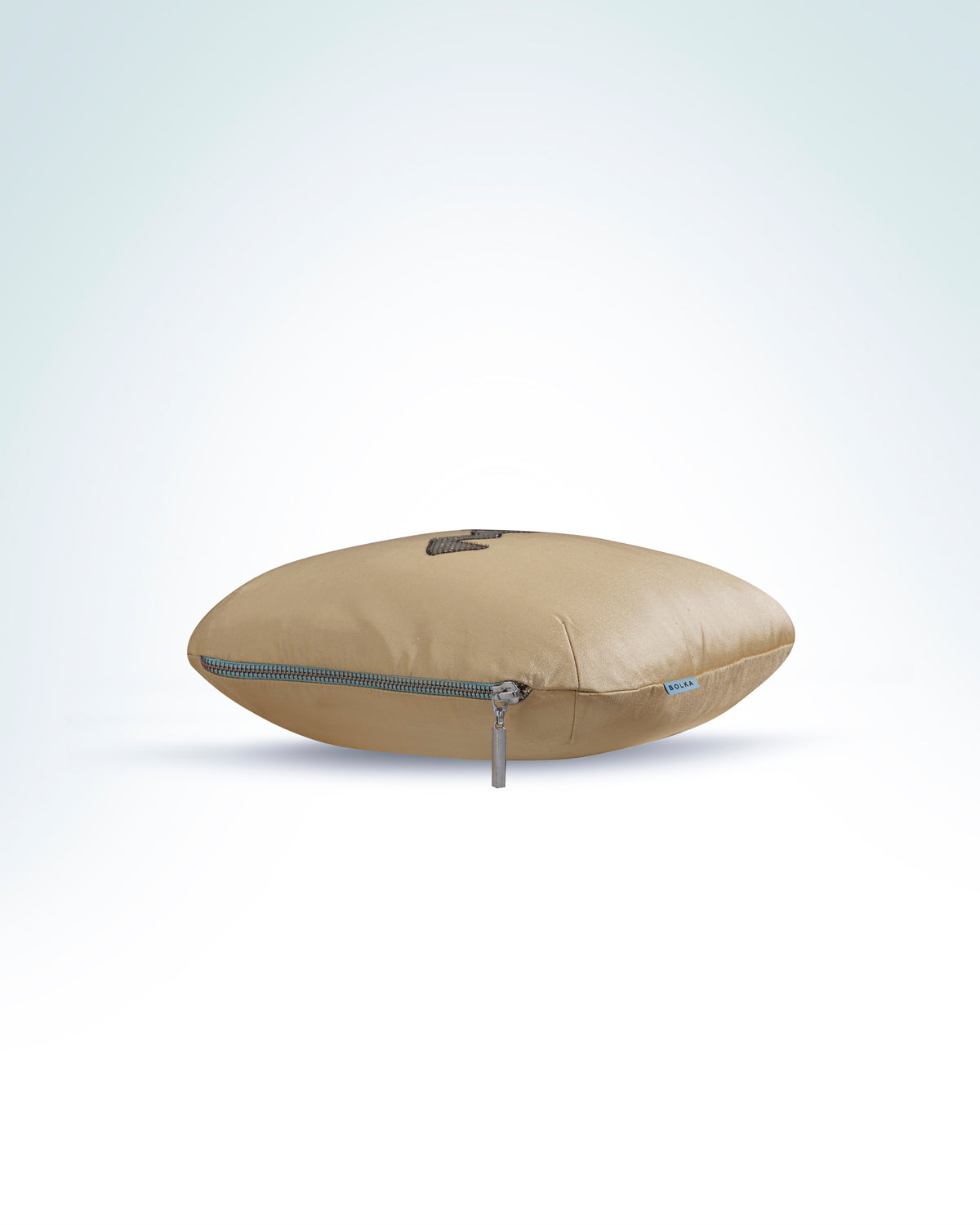 serpent lemon loukoum silk cushion <br> <i> born anew</i>