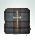 cross highlands wool cushion <br> <i> standing guard</i>
